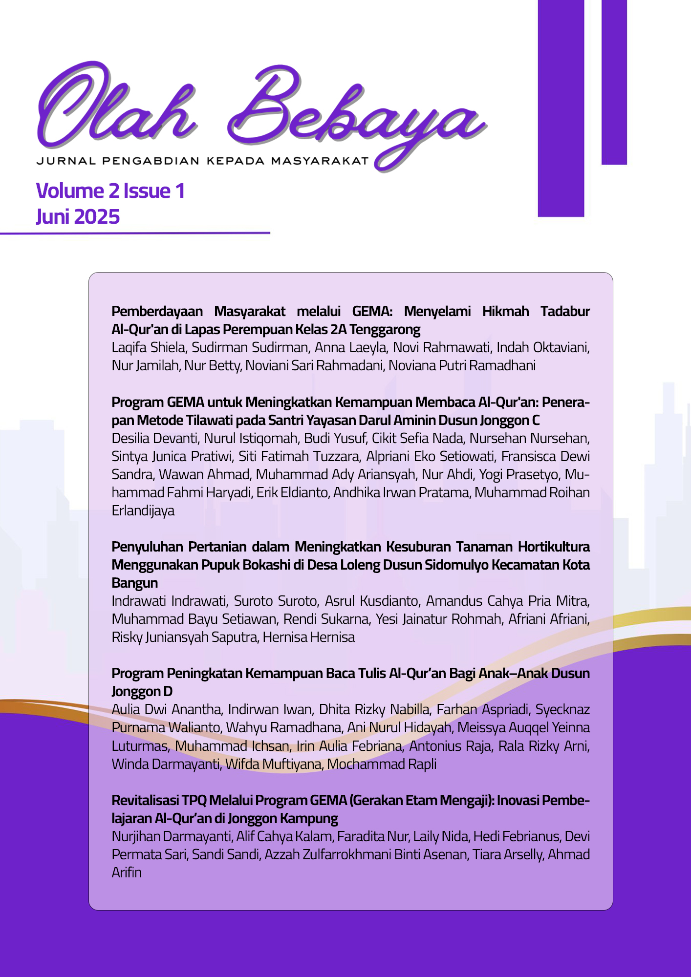					Lihat Vol 2 No 1 (2025): Januari - Juni 2025
				
