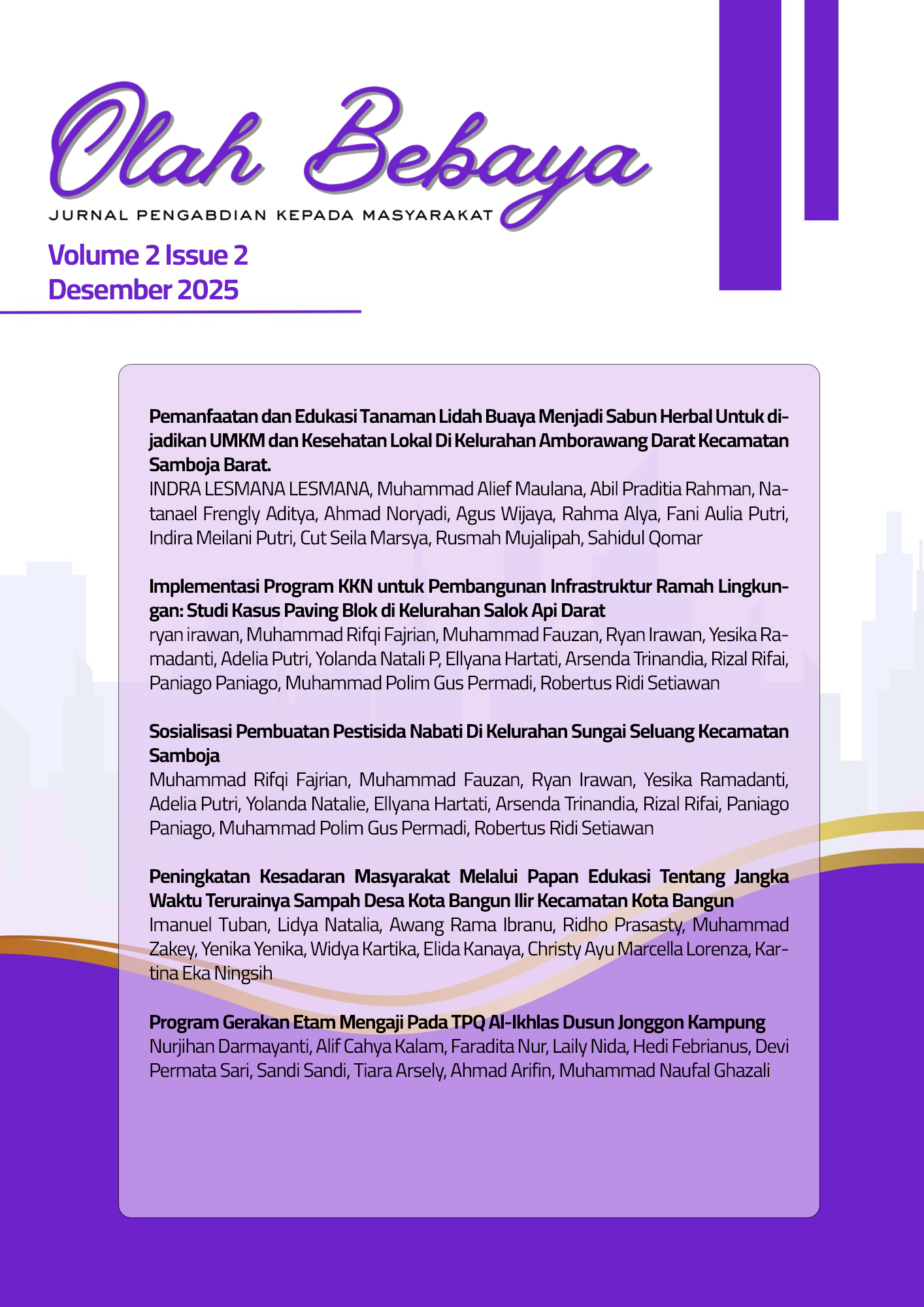 					View Vol. 2 No. 2 (2025): Juli - Desember 2025
				