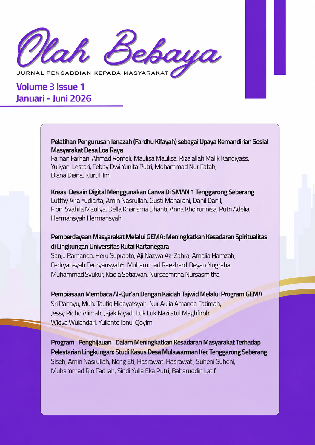 					View Vol. 3 No. 1 (2026): Januari - Juni 2026
				