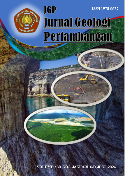 					View Vol. 30 No. 1 (2024): Jurnal Geologi Pertambangan (JGP)
				